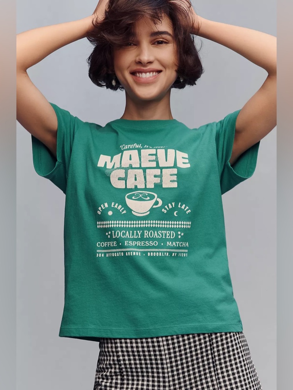 The Evelyn Perfect Cotton Tee by Maeve